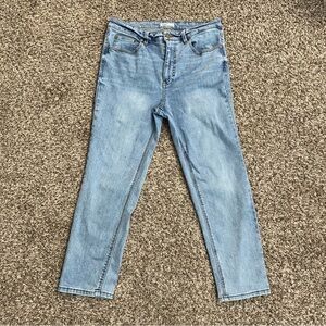 OAT New York Jeans Women's 12/31 Blue High Rise Stretch 90s Casual Comfort